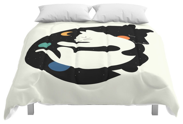 Society6 More Hugs Less Fights Comforter Contemporary