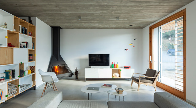 mIR House moderno-soggiorno