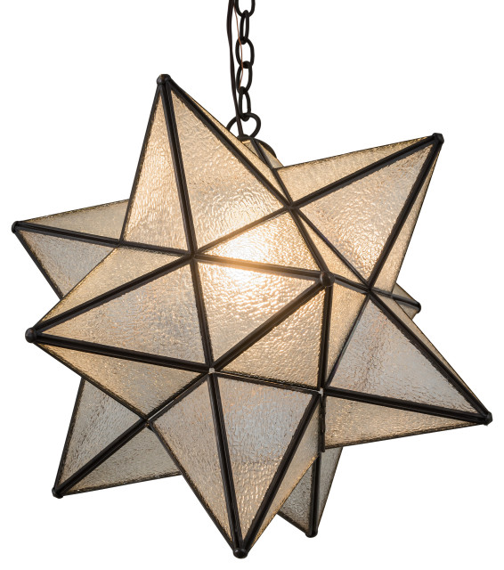 18 Wide Moravian Star Pendant - Mediterranean - Pendant Lighting - by ...