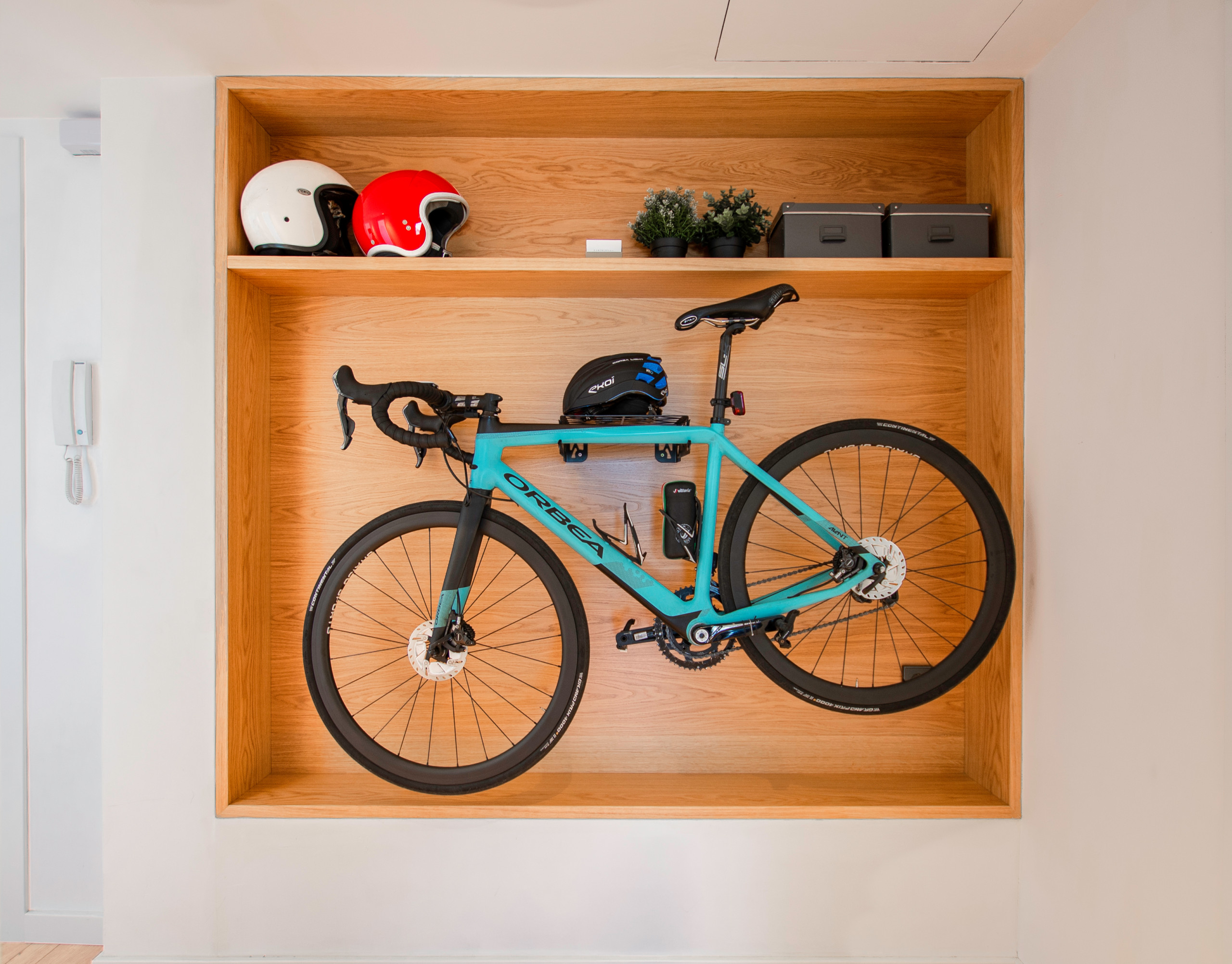 Étagère Murale Vélo CB2 - En Bois - Support 1 Vélo - Charge Max 23.8kg