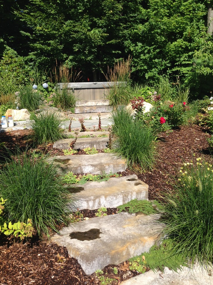Photo of a rustic landscaping in New York.