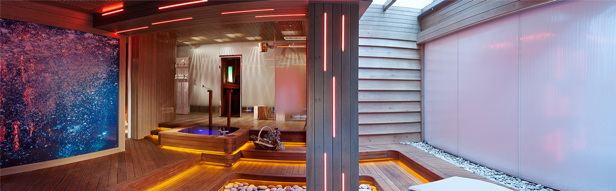 Частный спа- комплекс в загородной резиденции