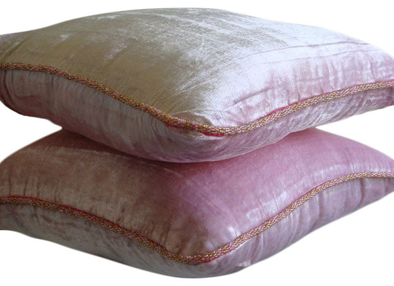 Solid Color Pink Velvet Pillow Covers Soft Shimmer Solid Color Pink Velvet 16 X16 Pillow Covers Soft Shimmer