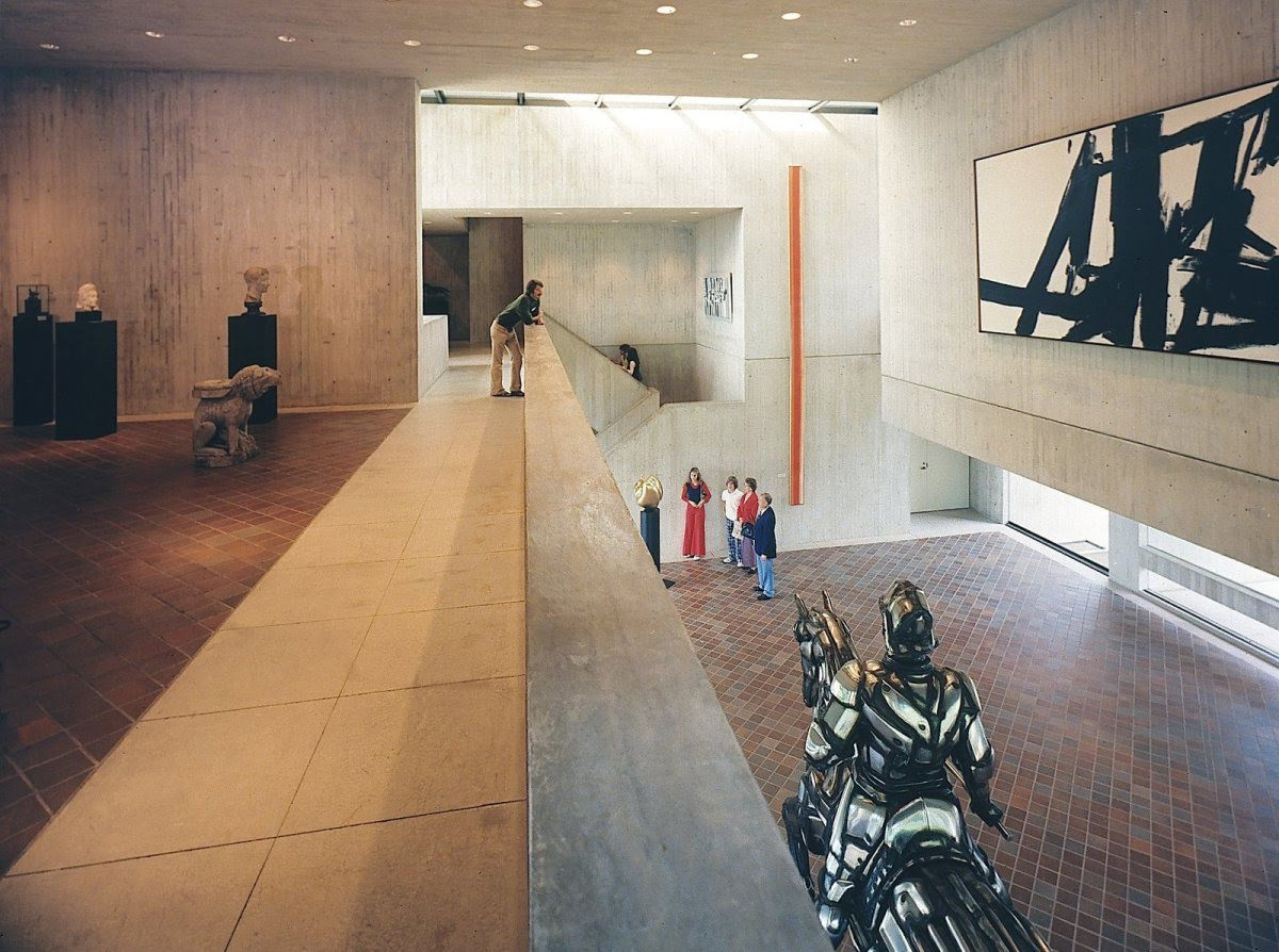 Herbert F. Johnson Museum Apple Lobby in the 1970s