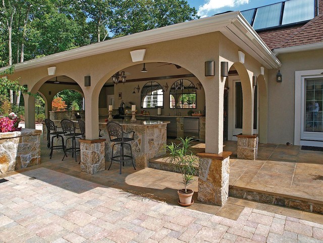Outdoor Kitchen/Living Spaces - Patio - Raleigh - by Distinctive