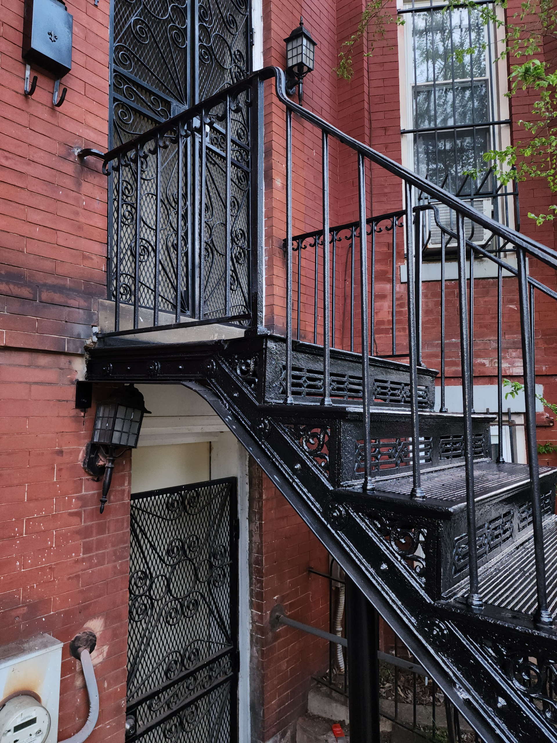 Restoration cast iron staircase