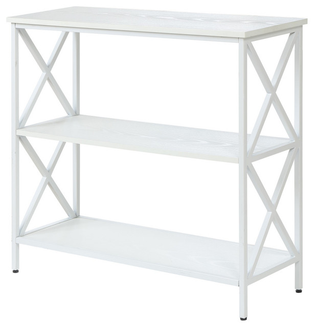 Tucson 3 Tier Bookcase Transitional Bookcases by Virventures Houzz