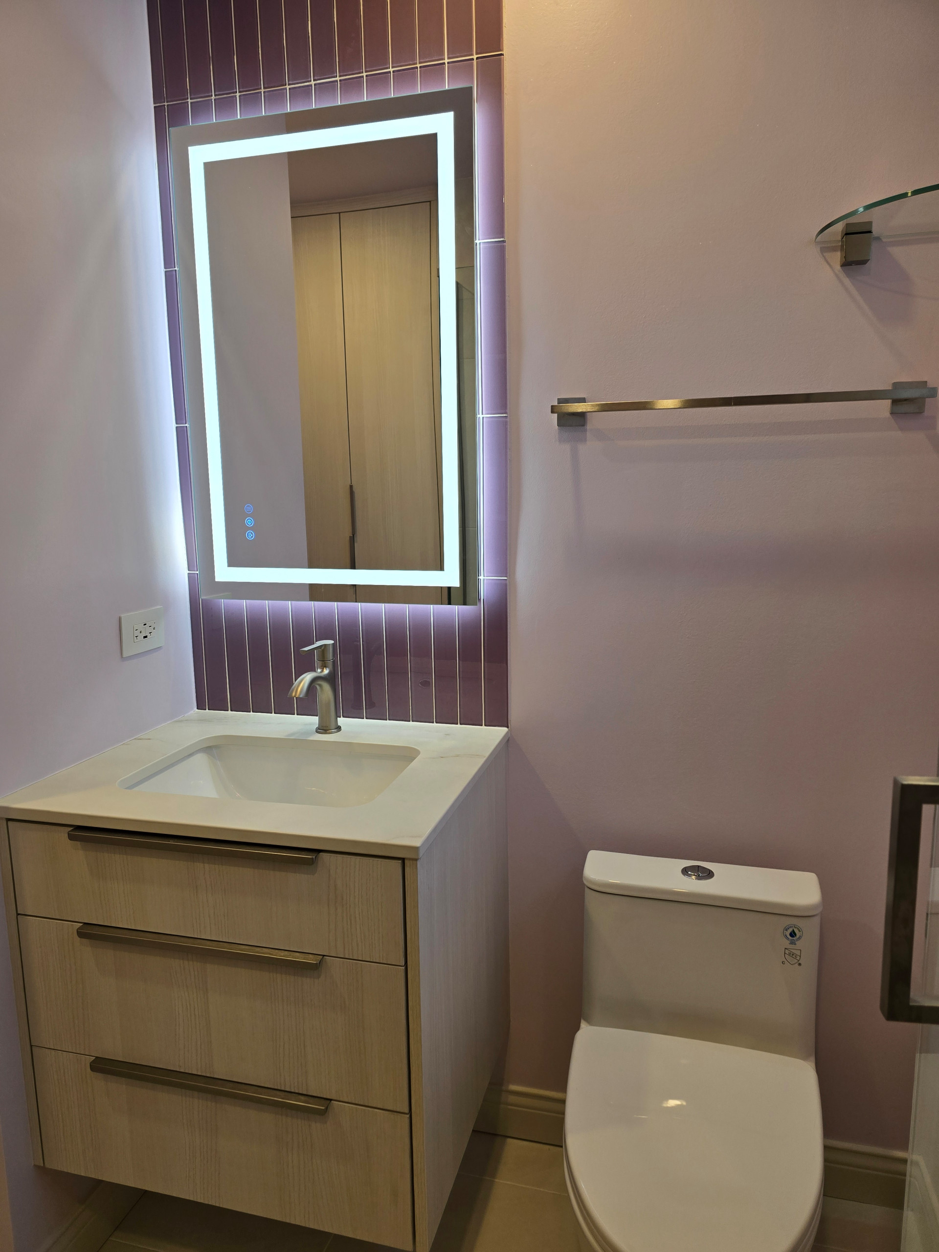 Rewarding small bathroom transformation
