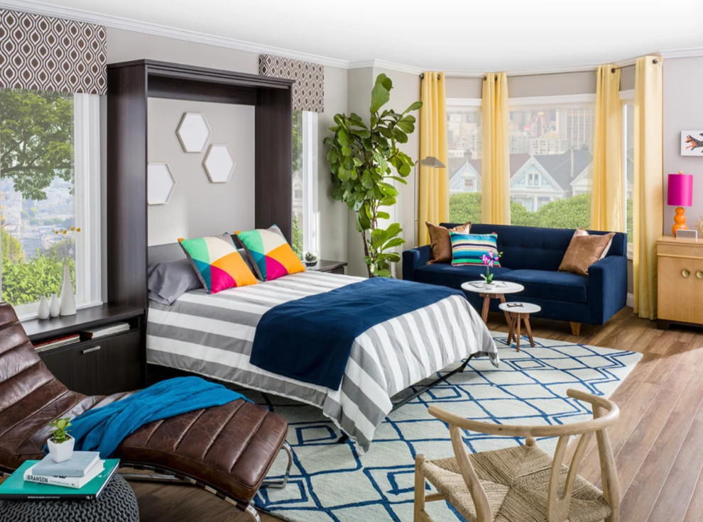 Home design - transitional home design idea in Miami