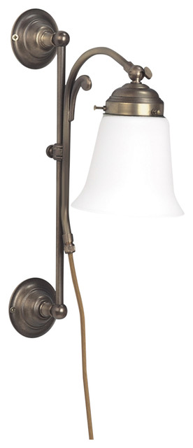 Snapdragon Brass Wall Light