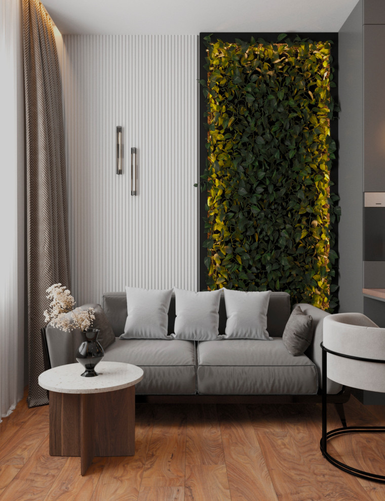 Дизайн-проект кухни-гостиной