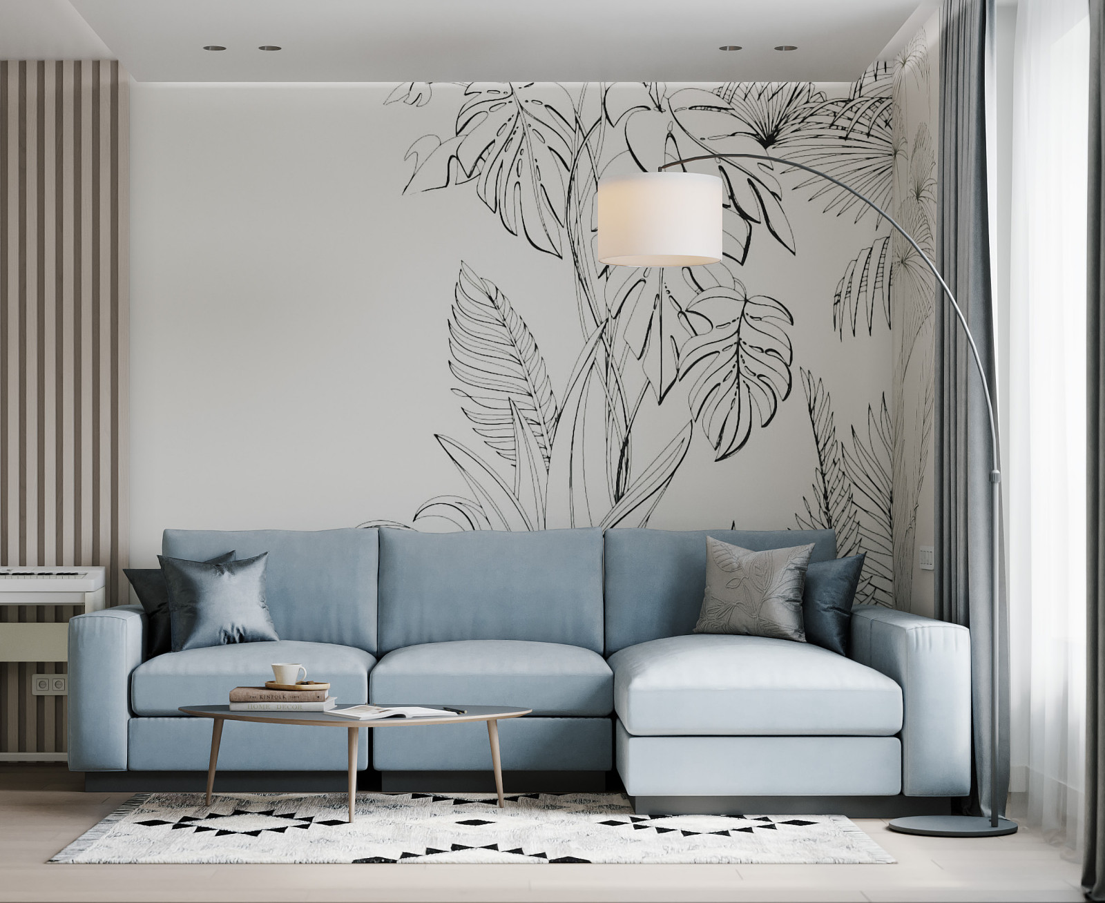 Дизайн-проект квартиры в Москве, 120 кв.м