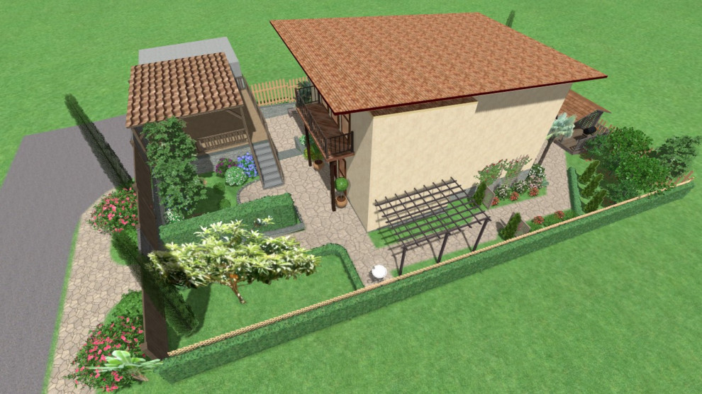 Приусадебный участок индивидуального жилого дома