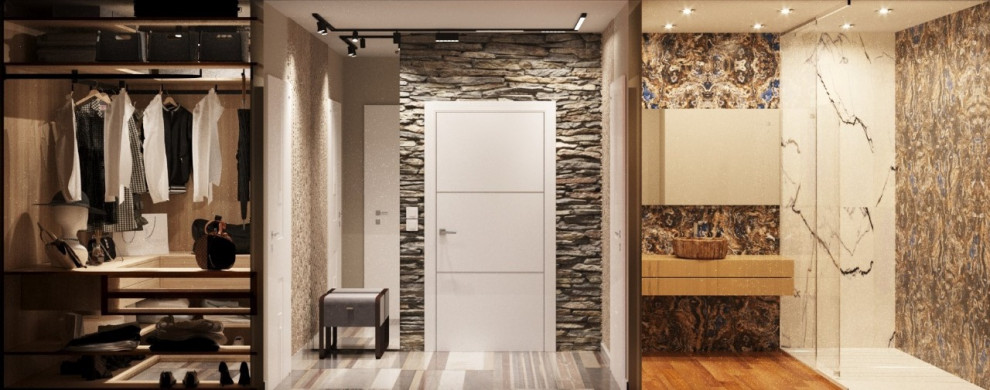 Прихожая с гардеробной