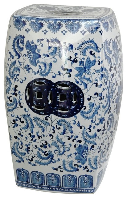 Blue Garden Stool Blue Garden Stool