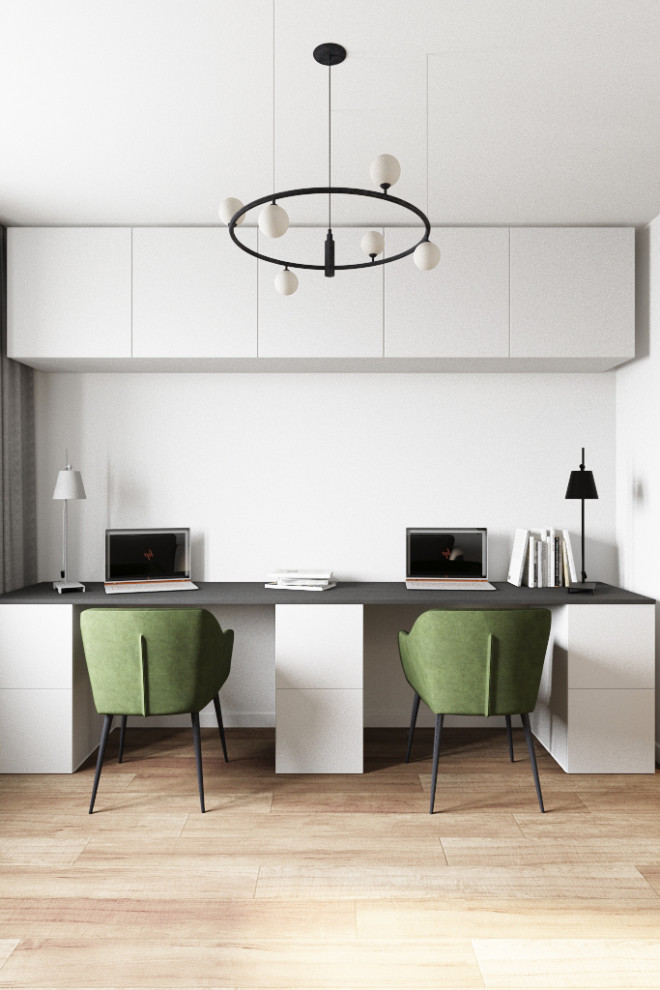 Рабочий кабинет в скандинавском стиле