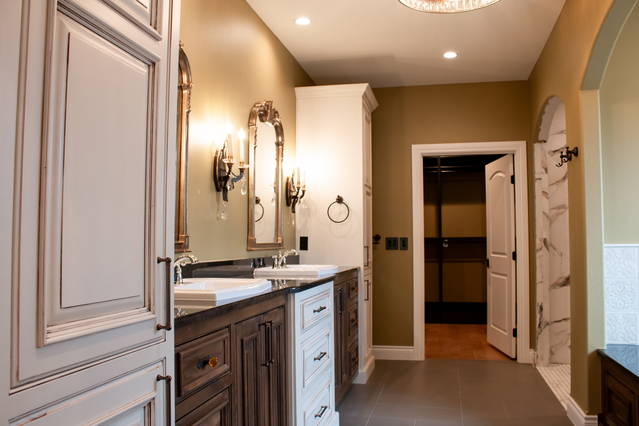 Slocum Custom Home - Master & Powder Bath