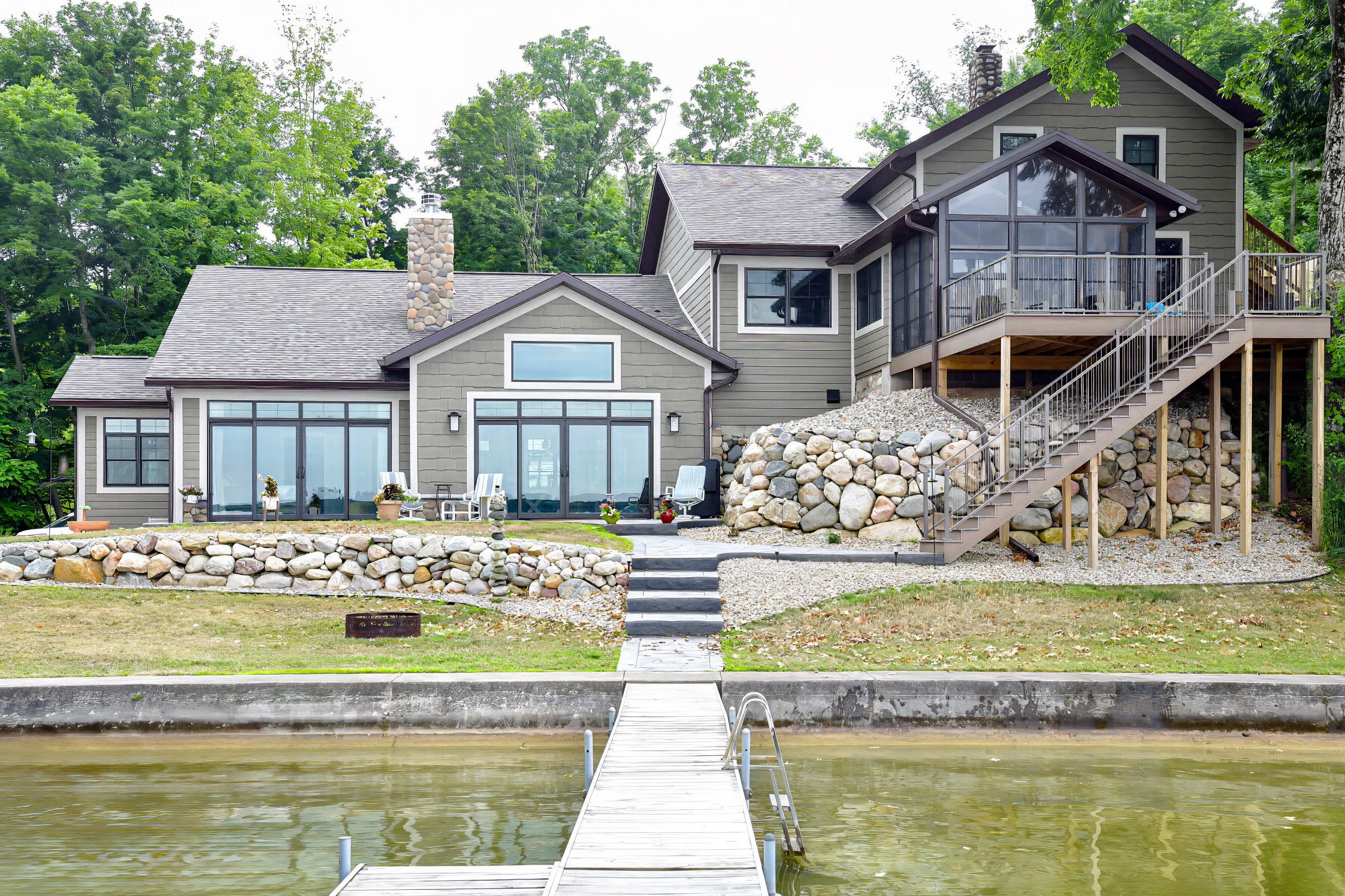 Stunning Lake House Transformation (Before & Afters)