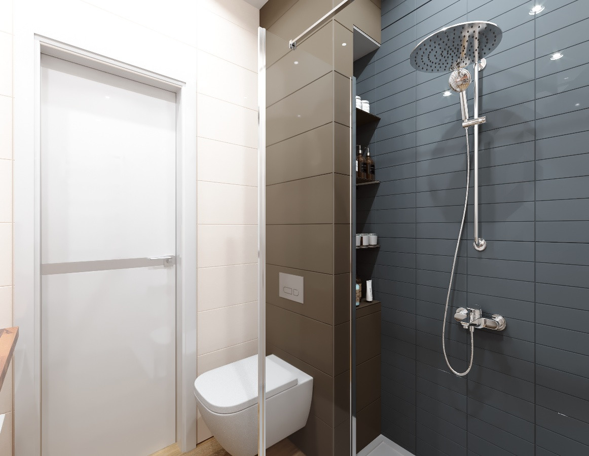 Дизайн студии 26 кв.м