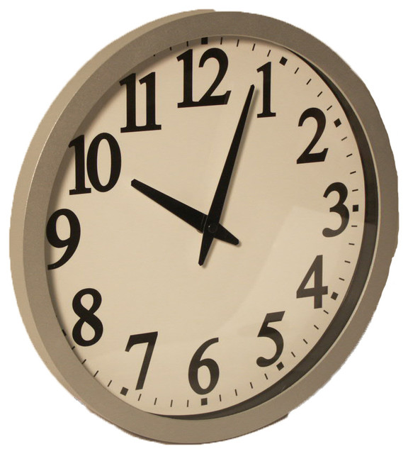 1.5" Number Atomic Analog Radio Control LED Wall Clock Wall Clocks