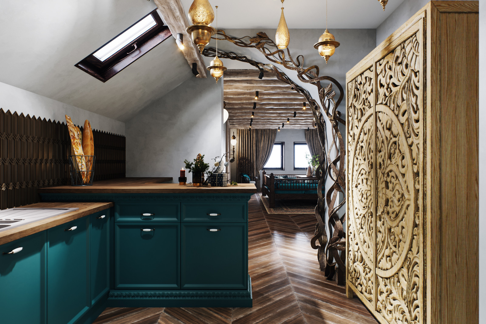 Кухня - 3 этаж