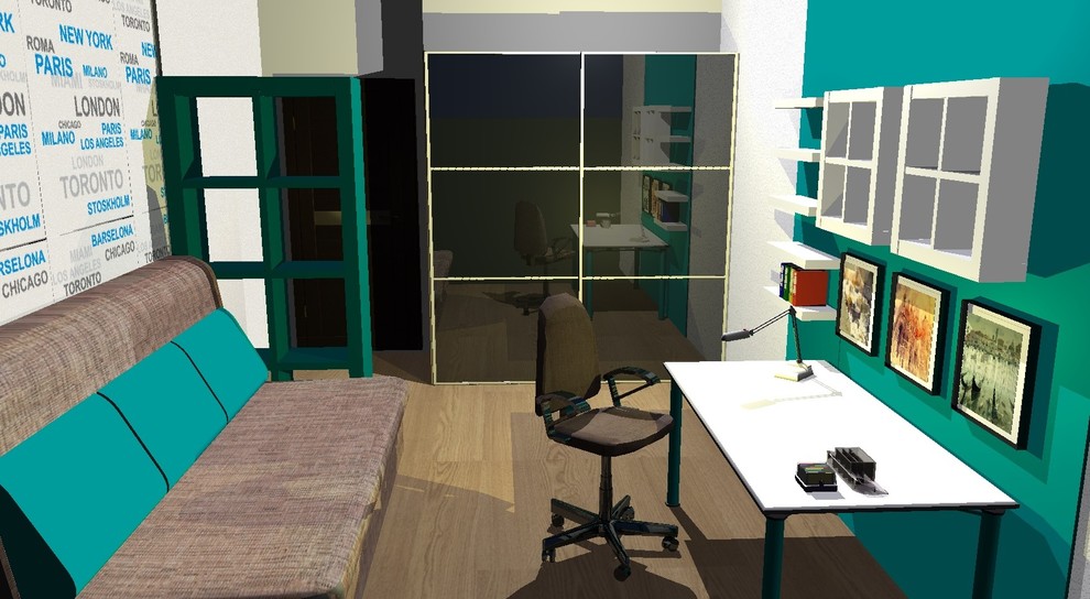 Экспресс-дизайн комнаты подростка с мебелью "IKEA"