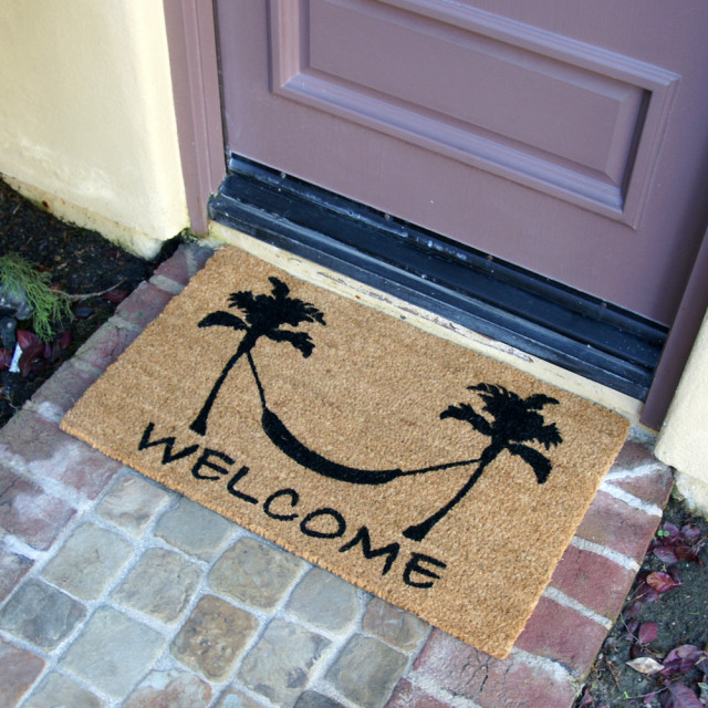 Rubber-Cal "Chillin by the Shore" � Beach Welcome Mat 15mm X 18" X 30"