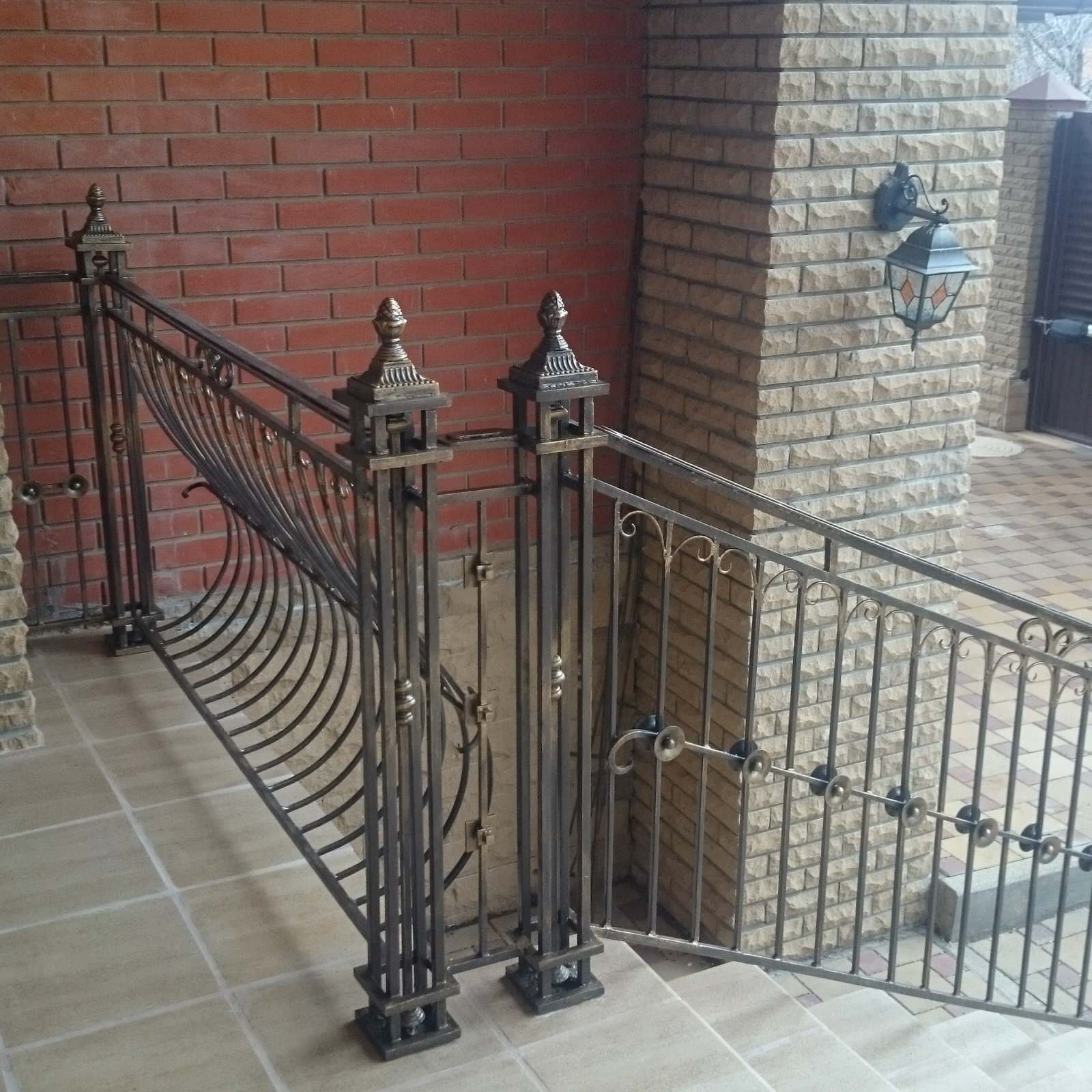 Кованые перила в стиле испания