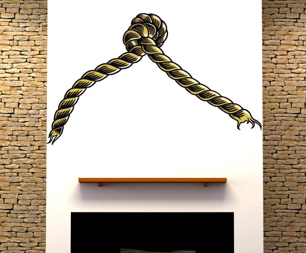 Symbol Rope Vinyl Wall Decal SymbolRopeUScolor006, 10 in ...