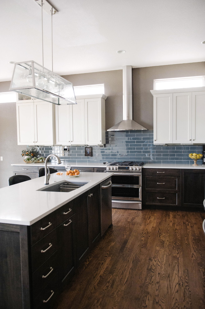 Inspiration for a transitional kitchen remodel in Denver