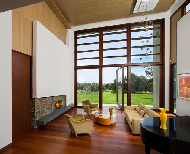 Bennett Residence contemporain-salon