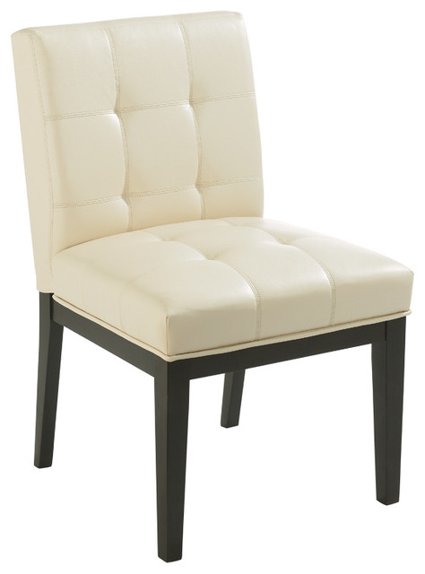 Fredrik Dining Chair Cream Leather, Ivory Faux Leather Dining Chairs