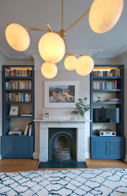 Hackney family home refurbishment trendy-dagligstue