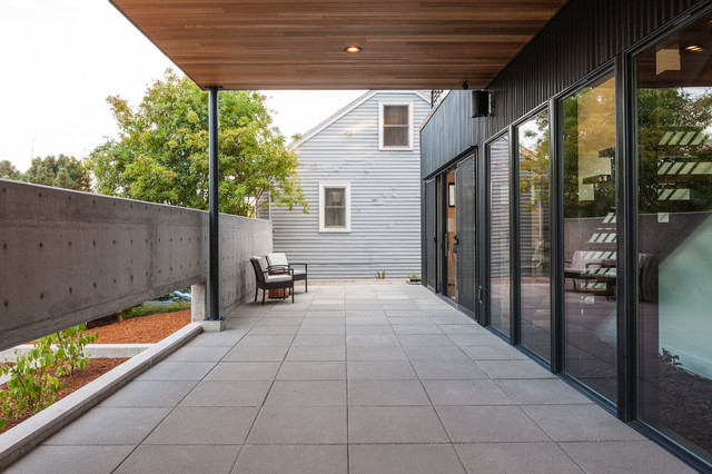 Bryant Contemporary trendy-hus-og-facade