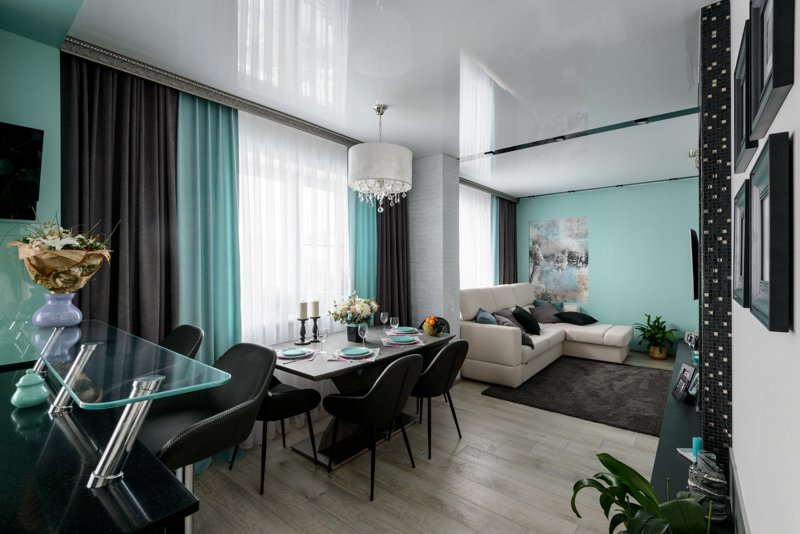 Гостиная-студия в квартире по ул. Ипподромская