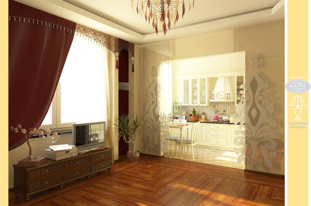 Квартира на Астрадамском проезде Колониальный стиль