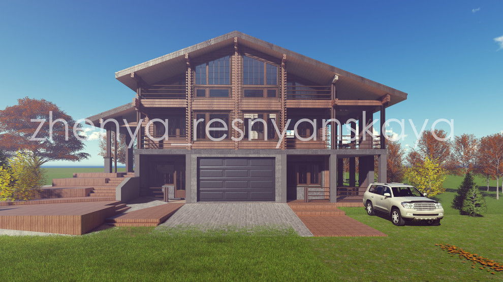 Проект охотничьего дома в Подмосковье