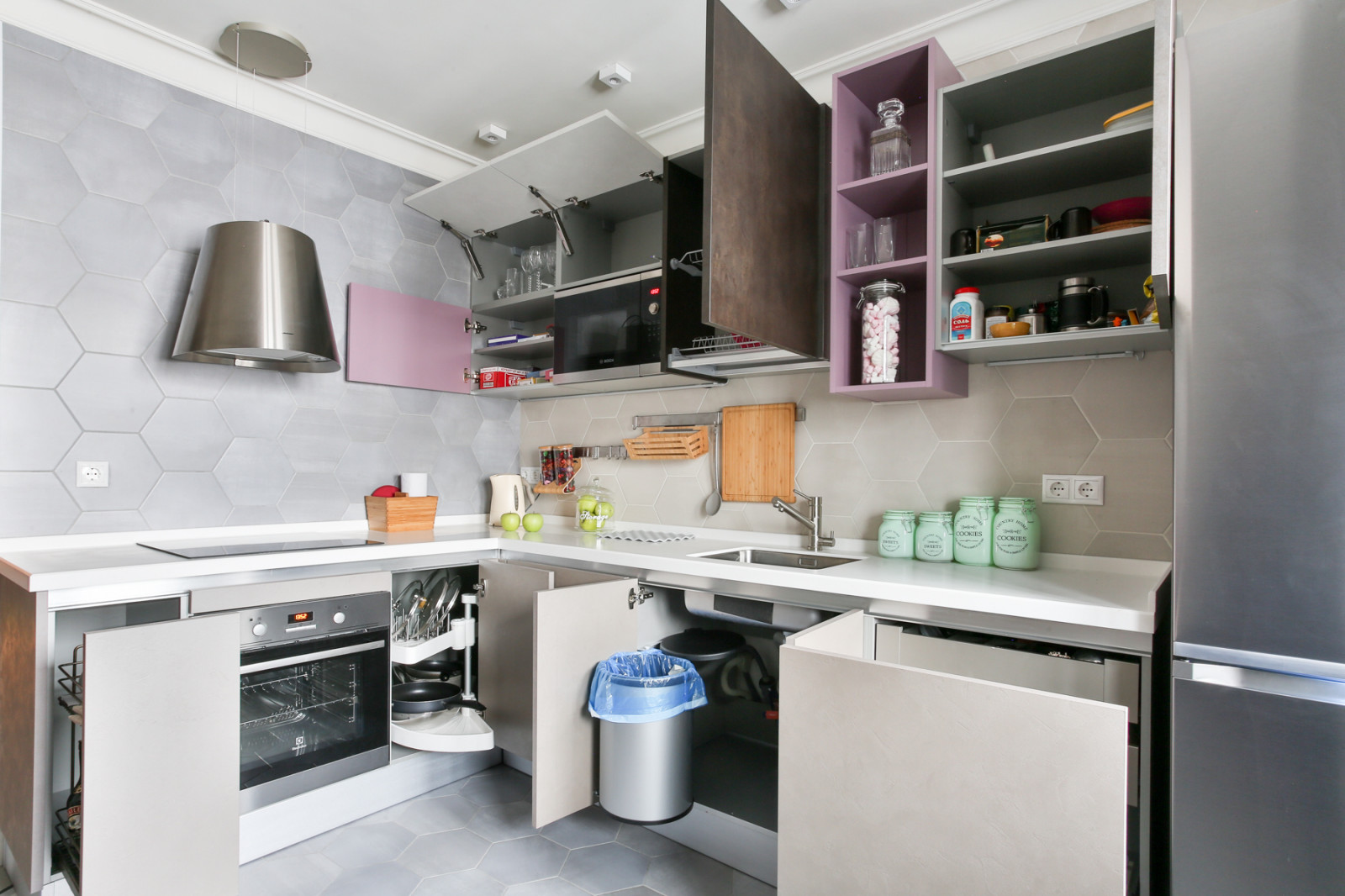 Лофт в розовом цвете. Модель Spark. Дизайнер Александра Задорожная.