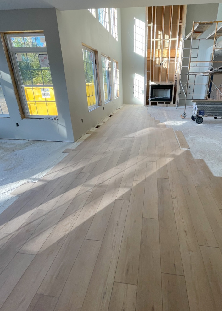 Coretec calypso oak wood/stain match for stairs