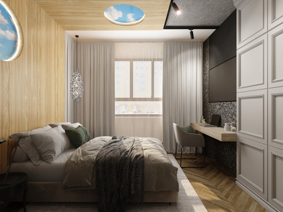 Дизайн проект Квартиры 57 м2 в ЖК Селигер Сити, Москва