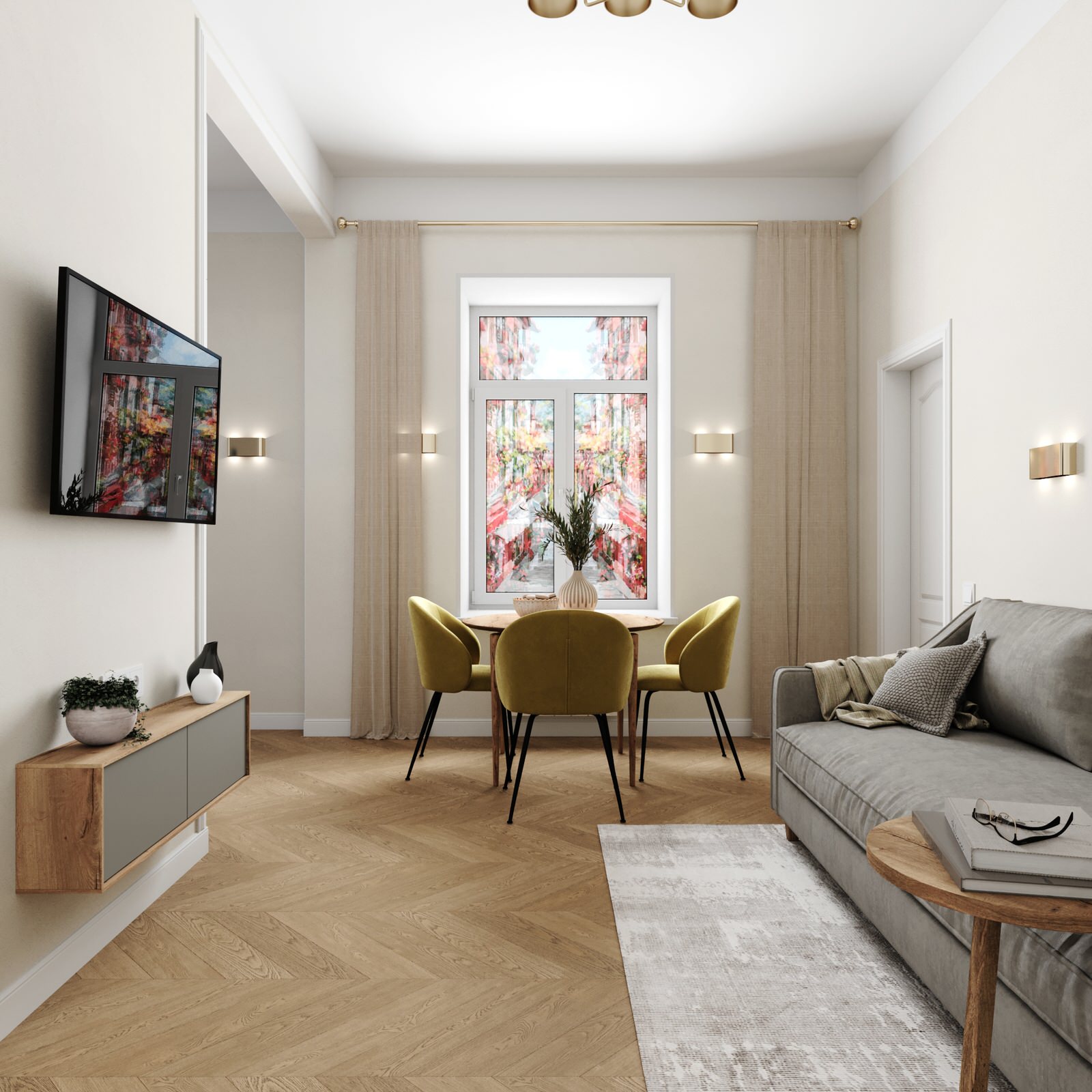 4-х комнатная квартира в сердце Петербурга Старый Фонд (80 кв.м.)