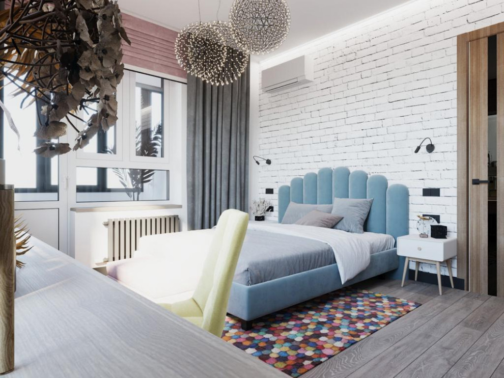 Кровать по проекту дизайнера.