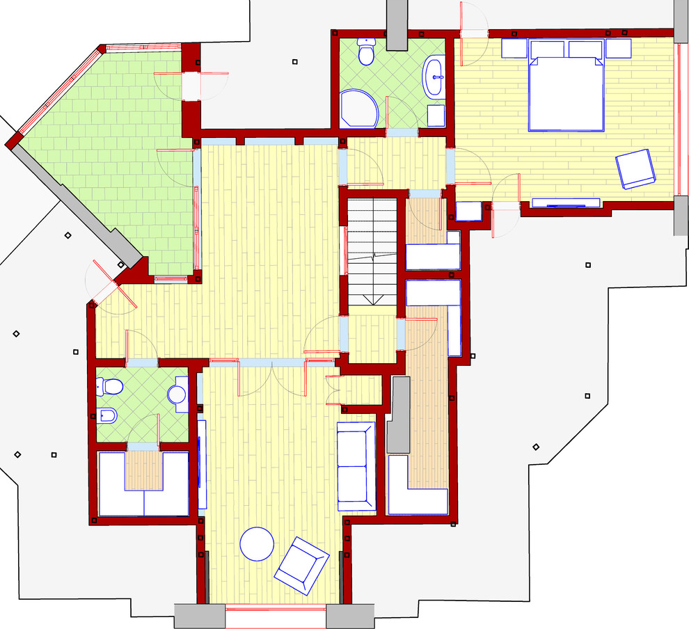Реконструкция мансарды загородного дома