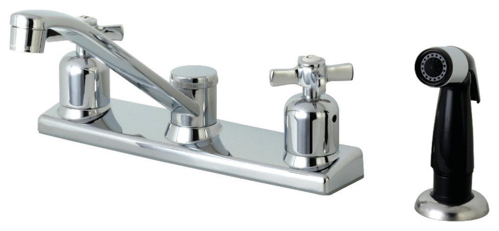 Kingston Brass Centerset Kitchen Faucets With Polished Chrome Finish FB122ZX