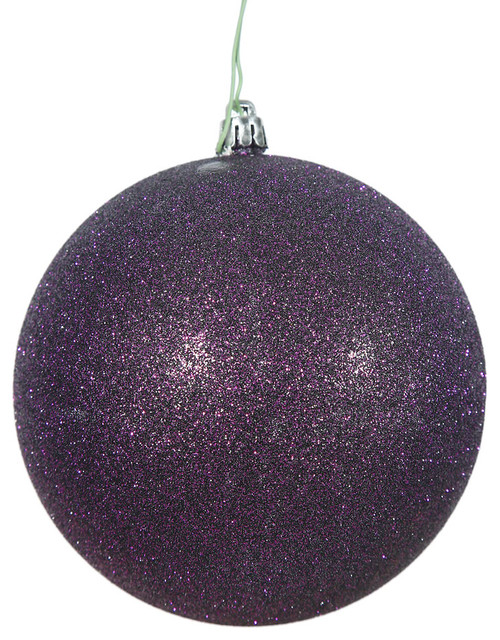 4.75&quot; Ball Ornaments, 4/Bag - Contemporary - Christmas Ornaments - by