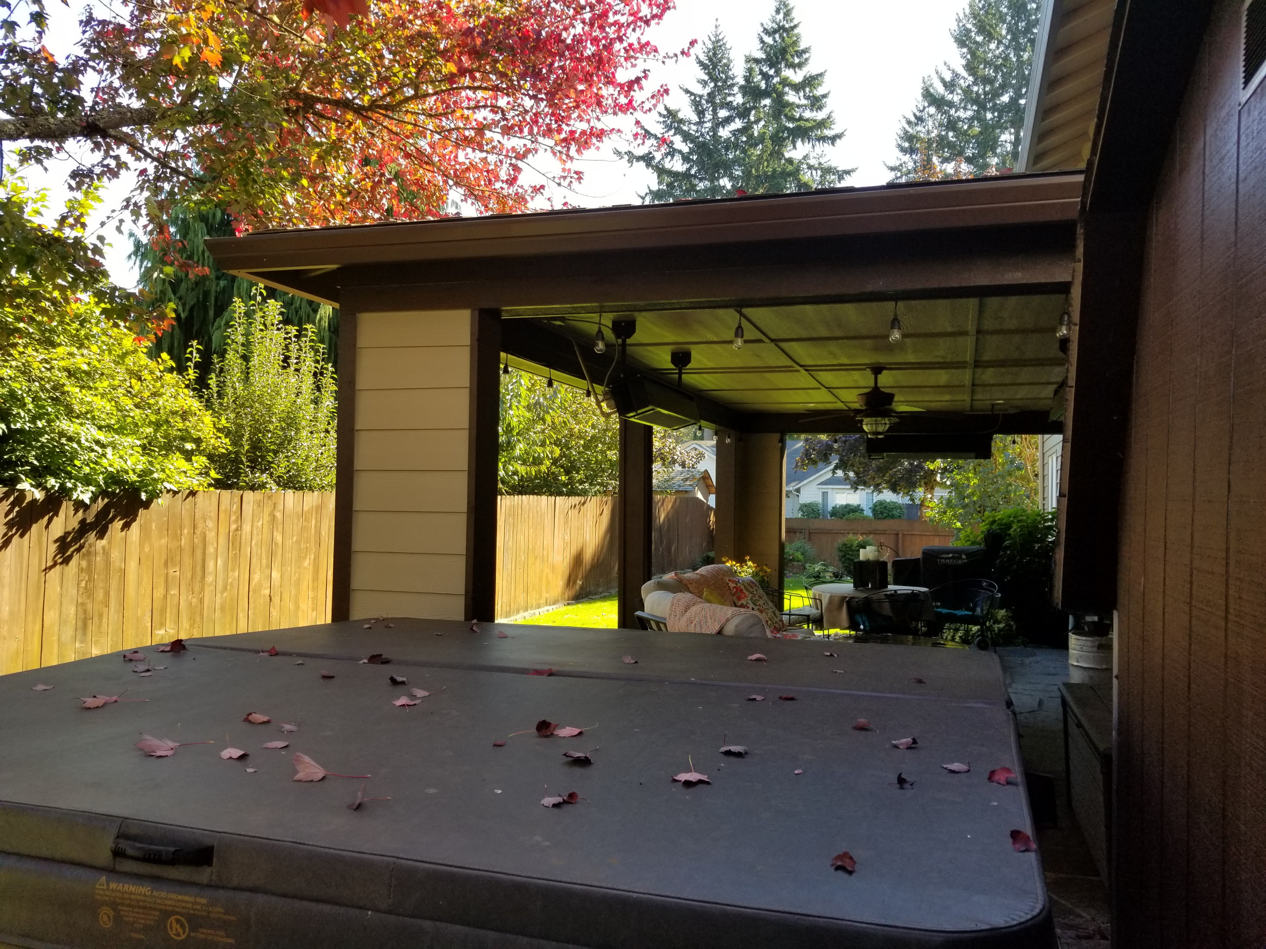 outdoor living space