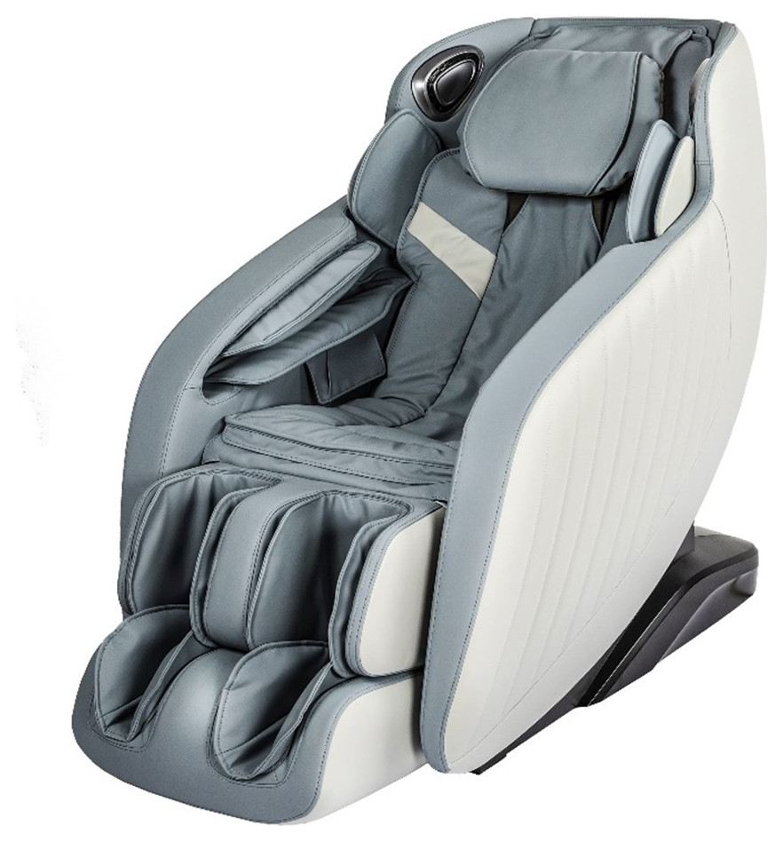Koppla Blue Faux Leather Zero Gravity Recliner 3D Programmable Massage Chair