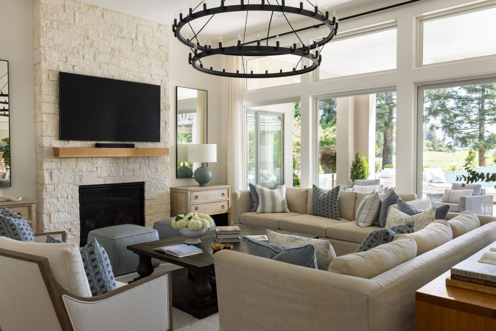 Chasing the Dream - Living Room - Transitional - Living Room ...