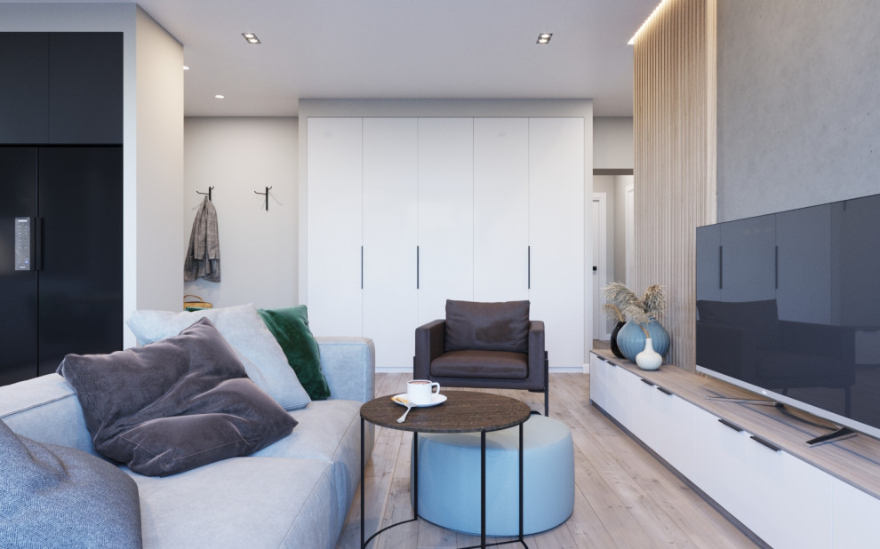 Современный интерьер в сдержанных тонах