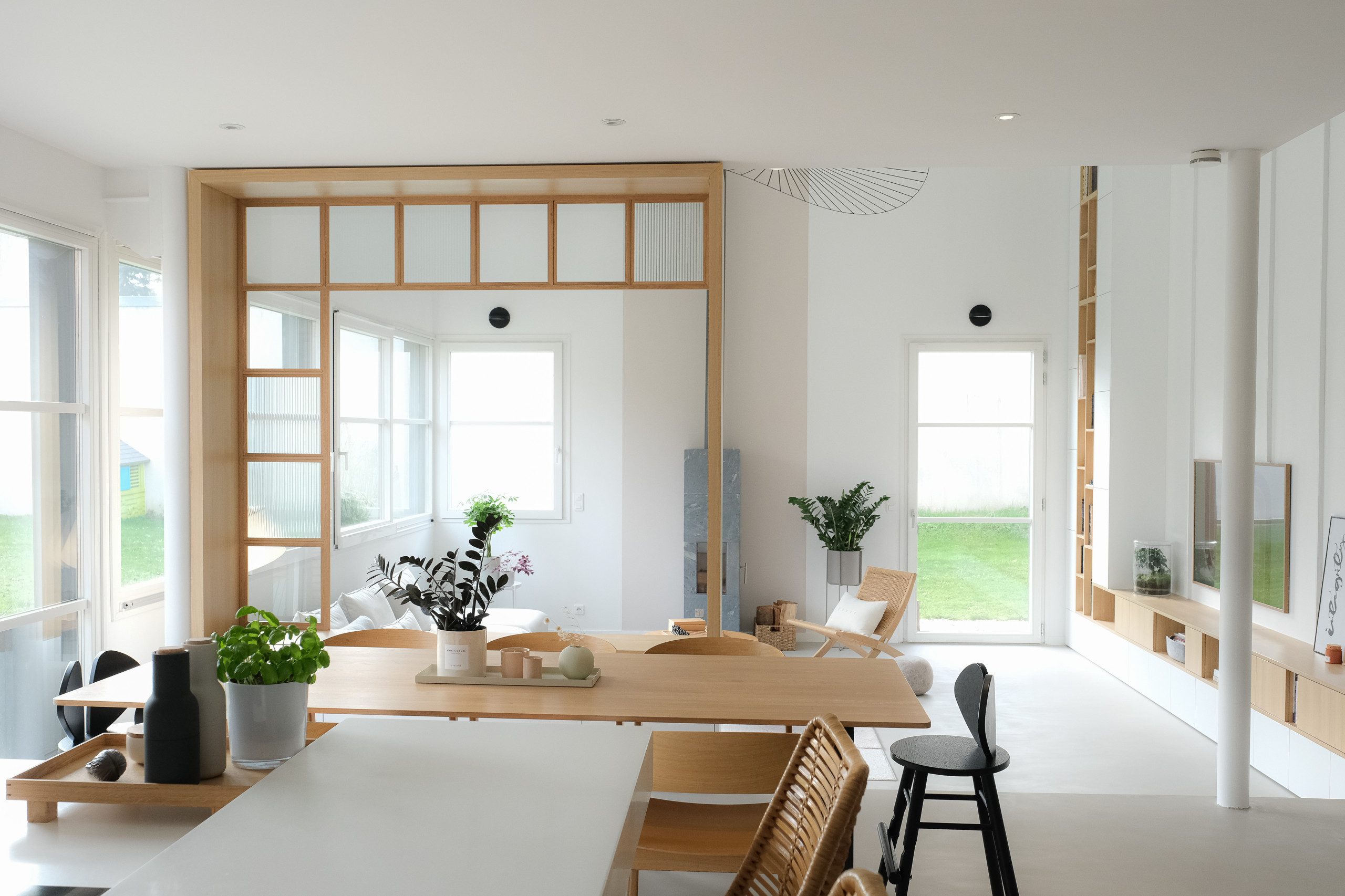 Avant/Après : Pièce de vie de 75 m2 transformée pour une famille